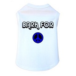 Bark for Peace: Blue- Dog Tank