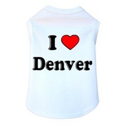 I Love Denver- Dog Tank