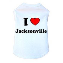 I Love Jacksonville- Dog Tank