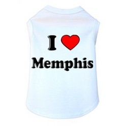 I Love Memphis- Dog Tank