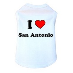I Love San Antonio- Dog Tank