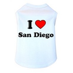 I Love San Diego- Dog Tank