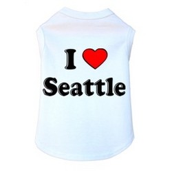 I Love Seatle- Dog Tank