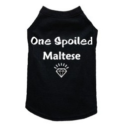 One Spoiled Maltese- Dog Tank
