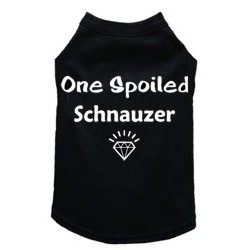 One Spoiled Schnauzer- Dog Tank