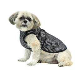 COATS:  Black & White Tweed