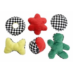 Checker Plush - 6 Pack
