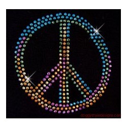 Metallic Peace Sign - Large