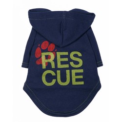Rescue Charity Hoodie - Vintage Blue