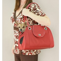 Small Open Pet Tote - Black, Tan, or Red