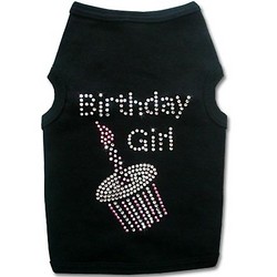 Birthday Girl Rhinestone Doggy Tank