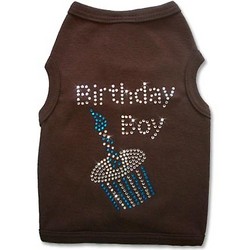 Birthday Boy Rhinestone Doggy Tank