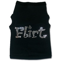 Flirt Rhinestone Doggy Tank