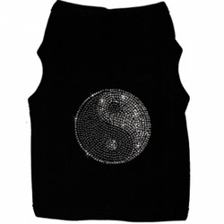Yin Yang Rhinestone Doggy Tank