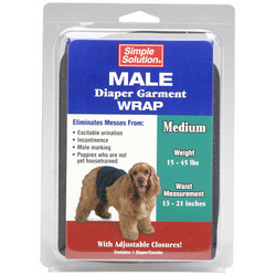 Simple Solution Male Diaper Garment Wrap