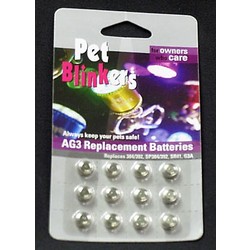 Pet Leash Light Battery Card - 10pc