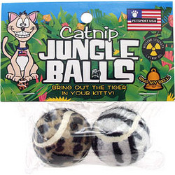 Catnip Jungle Balls 2pk