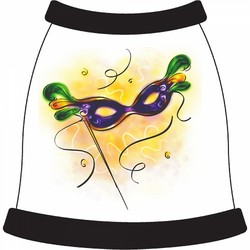 MardiGras Mask 1 Dog T-Shirt