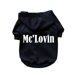 Mc'Lovin- Dog Hoodie