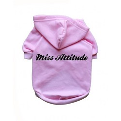 Miss Attitude- Dog Hoodie