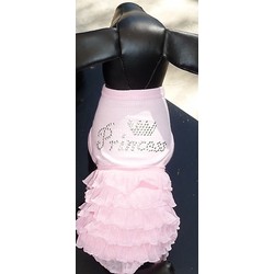 Princess Rhinestone Doggie Dress