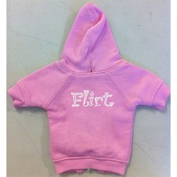 Rhinestone Doggie Hoodies  Flirt