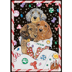 Dachshunds- Up the Chimney