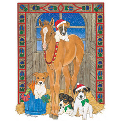 Jack Russells and Horse