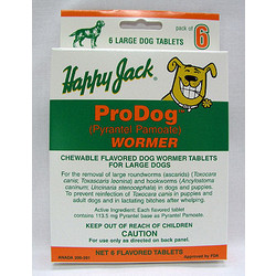 Pro-Dog Chewable Worm Tablets (6/pak)