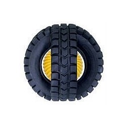 Animal Sounds X-Tire Ball - Black and Yellow (Plastic)