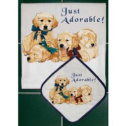 Breed Specific Dish Towel & Pot Holder Sets (D-O)