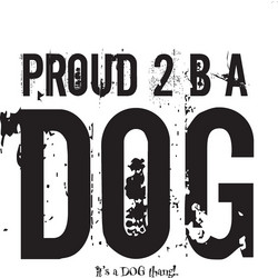 Boy's Proud 2 B A Dog - Grey