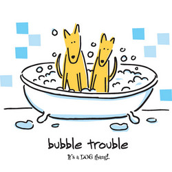 Bubble Trouble Night Shirt (One Size) - Light Pink