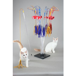 The PURRfect Leather Cat Toy -  Sold by the case only