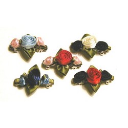 Rosette Barrettes