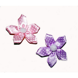 Polka Dot Daisy Barrette
