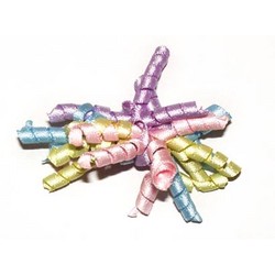 Pastel Curly Ribbon Barrette