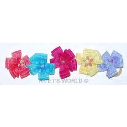 Sequin Petal Flowers Elastics