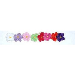 Chenille Flower Elastics