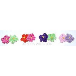 Chenille Flower Barrette