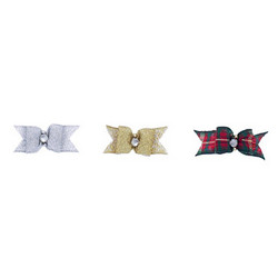 Starched Show Bows Metallic