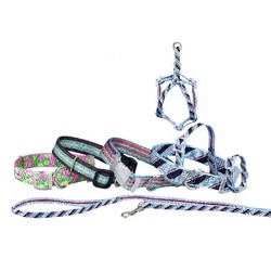 Patterned Nylon Adjustable Collar