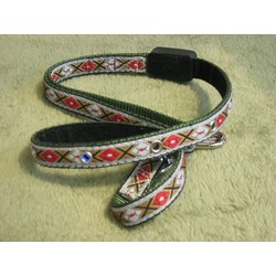 PREPPY ARGYLE LED LIGHTED DOG LEAD - Small/Medium