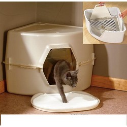 Catty Corner Litter Pan
