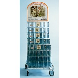 Exercise Pen Display - Chrome Tubular - Rack Only