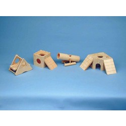 PLAY/HIDE-A-WAY WOOD TOYS - For Fun & Exercise!