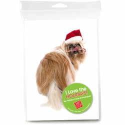 Consumer Friendly 10-pack - Shihtzu candy cane