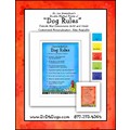 Dog Rules Matted Prints - 8x10: Dogs For the Home 