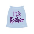 It's Kosher Blue Dog Tank Top: Dogs Pet Apparel 