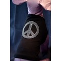 Peace Sign Rhinestone Dog Tank Top T shirt: Dogs Pet Apparel 